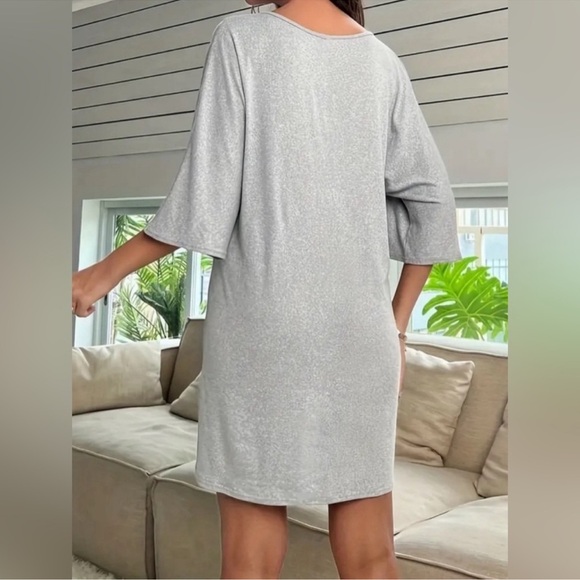 SOLD Grey Lounge Night Dress - Picture 3 of 5
